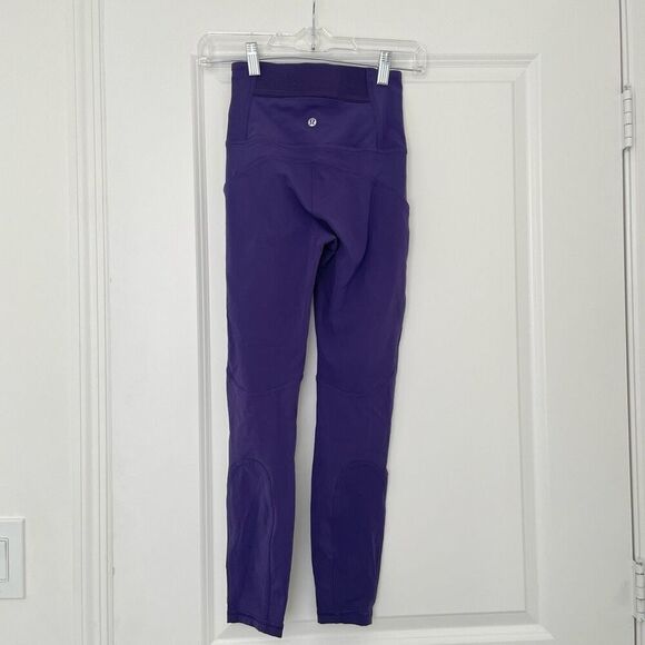Lululemon Rogue Renegade Super High Rise Tight 25" Midnight Orchid Size 2 - Picture 3 of 6